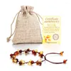 Fili di perline Ambra baltica Bracciale per dentizione Cavigliere Corda intrecciata Perline naturali fatte a mano Bracciali Gioielli per bambini Regalo per adulti Fawn22