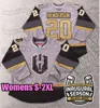 VipCeoC202 Johnny Canuck AHL 2021 Maglia da hockey personalizzata Qualsiasi numero e nome Uomo Donna Gioventù Tutte cucite