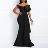 MD Bodycon Sexy Women Dress Elegant African Ladies Mermaid Beaded Lace Wedding Evening Party Maxi Dresses Year Clothes 220510