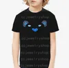 5A Top Qualité Enfants Broderie T-shirt 2022 Mode Enfant Brodé T-shirt Têtes De Tigre Animal Tête Lettres À Manches Courtes Pour garçon et fille