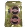 Cils de vison 3D faux cils naturels maquillage doux Extension maquillage faux cils brosse avec pince à épiler sirène