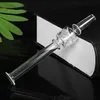 6.0 Inch Glass Straw Nail Mini Nectar Collector Smoking Accessories Thick Clear Glass Honeycomb Filter Tips Pyrex Oil Burner Pipe Tobacco Hand Pipes