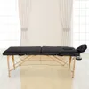 2 sekcje składane masaż kanapa przenośne łóżko stołowe z łóżkiem spa z oparciem/głową/paletą podłokietnikiem/ręką