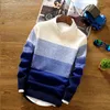 Novo suéter casual da moda de primavera e outono o-pescoço de malhas de tricô e sweatters e pullovers masculino masculino sweater masculino xxl l220801