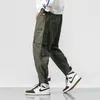 Men MultiCocke Elastic midje Design Harem Pant Street Punk Hip Hop Red Casual Trousers Joggers Male Army Cargo Pants 5xl 220816