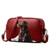 Evening Bags 2022 Mini Shoulder Bag Women Fashion Ins Genuine Leather Messenger Purse Simple Style Crossbody Dog Picture DOG010