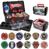 Beyblade Blade uchwyt rączki Spinner dla Fusion Beyblade Top 4124 Toys 4D Bey Dekompresyjne wyrzutnie spinning burn dzieci 12pc/box to sdndg