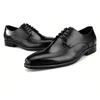 Business Leather Mens Dress Men de haute qualité Classique Cave Italian Style Wedding Formel Shoes CE