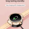 IP67 Waterproof Smart Wristbands with Hand-set crystal diamonds Smart Watch Women Lovely Bracelet Heart Rate Sleep Monitoring Smartwatch pk KW10 KW20