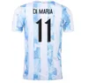 플레이어 팬 아르헨티나 축구 저지 프리 -일 게임 훈련 블랙 21 22 23 Di Maria 홈 풋볼 셔츠 2022 2023 Dybala Lo Celso Maradona 남자 xxxxl 여자 유니폼 탑