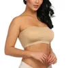 Bustiers Corsets Feitong Cotton Bandeau Tube Women Plus Size Size Strapless war Soliddouf Layer