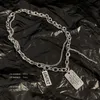 Pendant Necklaces InsWind Titanium Steel Thick Straps Sweater Chain Women 'S Fashion Long Hip Hop Necklace Japanese And Korean Graceful
