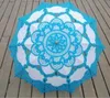 Dance Props Umbrellas Photography Wedding Craft Lace Cotton Embroidery Umbrella Enough Flower