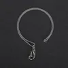 Pendant Necklaces Punk Retro Stainless Steel Hook Shape Necklace For Women Men Rock Jewelry Fashion Long Chain Party Accessories PD0851Penda