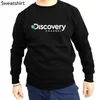 Mode-Sweatshirt Trendy Cool Top Herren Discovery Channel Black Cotton Hoodies 220406