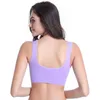 Yoga outfit S-7XL Women Sport Bh Fitness Running Vest Sleep Underwear Padded Crop Tops Inga trådkammar Kvinnlig gymnastik Brasyoga