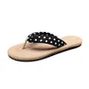 Novo clipe sandálias sandálias flip flops verão verão apartamento casual antiderrapante praia chinelos