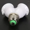 Lamphållare baserar belysningstillbehör Basuttag Adapter Skruvdelande hållare glödlampa för E27 till E27LAMP