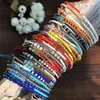 Ajustamento multi-camada boho étnico arroz arroz beads bracelet mulheres trançadas corda amizade braceletes verão presentes para mulher jóias de moda