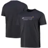 La combinaison de course pour hommes de l'uniforme de l'équipe F1, les nouveaux T-shirts à séchage rapide en été peuvent être personnalisés.
