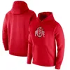 Chen37 Özel Man Koleji Futbol Ohio State Buckeyes Osu Sweatshirts Pullover Hoodies Jersey Kırmızı Beyaz Siyah Gri Alternatif Dikişli Boyut S-3XL