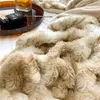Cobertores imitação de peles arremesso cobertor sofá de inverno lazer capa final colchas na colchão de cobertores arremessos de cobertores