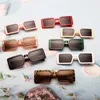 Kids Sunglasses Retro Sun Glasses Designer Square Frame Eye Glasses Baby Fashion Leopard Solid Anti UV Summer Sunscreen Shades Eyeglasses BC7953