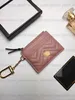 Toppkvalitet äkta hållare läder lyxig designer klassisk handväska nya mode kvinnors män purses mens nyckelring kreditkort mynt mini1219054