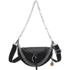 Luxe ketting taille riemtas voor dames lederen crossbody borst pack tassen modebedrijf en portemonnee dames Fanny 220813