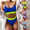 Costume da bagno donna Due pezzi Costume da bagno solido Costume da bagno brasiliano Sexy Vita alta senza spalline Boob Tube Top Bikini SetBiquini 220527