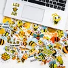 New Sexy 50PCS Cute Happy Bee Honey Cartoon Stickers DIY Laptop Guitar Luggage Fridge Waterproof Graffiti Sticker Decal Kids Classic Toys