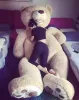130cm gran oso americano relleno animal oso de peluche cubierta de peluche suave muñeca de juguete funda de almohada sin cosas niños bebé adulto regalo