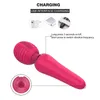 Vibrators Magic Little Av Stick Women's Masturbation Device G-point Massage Fun Products 220713