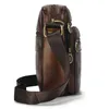 Casual Man Borst Pakken Koeienhuid Lederen Mannelijke Crossbody Messenger Bags Mode Multi-layer Rits Waterdichte Schoudertas Y220524