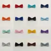 Bow Ties Classic Kid Bowtie Boys Grils Baby Toddler Tie Fashion Solid Color Butterfly Party Pet Formal Adjustable Necktie Fier22