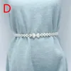 Bälten mångsidig midjebälte Pearl Diamond Flower Chain Dress Women Wedding Designer Female Belt Beltts4547787