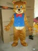 Nouveau professionnel Mr Teddy Bear mascotte déguisement taille adulte