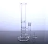 10 inch Glass hookah bong with double honeycomb smoking water pipes bubbler for dry herb female joint 18.8mm YQ-25