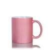 Tasses à sublimation vierges, tasse à café de 11oz, tasses en céramique enduites de haute qualité, prêtes à être personnalisées et personnalisées, or, argent, rose