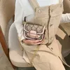 أحرف كلاسيكية أكياس الكتف كتف الأطفال محفظة عملة مع مصمم الأزياء سلسلة Messager Crossbody Bag Pu Leather Mini Pouch Bright