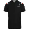 2023 Ny officiell Formel One Alpine F1 Team T Shirts Blue Short Sleeve Racing Race Summer Fan Overdimensionerad topp