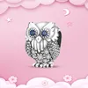 925 Sterling Silver Pendant Charms for Pandora Original box Butterfly Owl Cat Paw Charm Turtle Dolphin Skull Heart Flower Bead Bracelet Necklace jewelry making