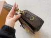 Taschen Frauen schwingen längliche Handtasche Geldbeutel Designer Vintage Totes Crossbody Handtaschen echte Leder S-Lock kleine Klappe Clutch