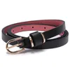 Celros de cinto de couro sólido feminino feminino de 90cm a 135cm CeInture femme 10 Colors Ciéis emel22