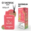 Tastefog Oryginalny jednorazowy zestaw Vape 800PUFF 2ML E-papier