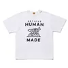 1 컬렉션 인간의 올바른 버전의 인간 만들기 인쇄 짧은 소매 실린더 슬러브 코튼 티셔츠