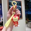 Decompression Toy Anime Spiderman Keychain Iron Man Cute Cartoon Ornament Key Pendant Schoolbag Creative Car Keychain