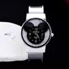 2022 Xinhua женские часы моды роскоши дизайнерский кварцевый нержавеющий браслет браслет мыши наручные часы женские мультфильмы часы