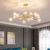 Postmodern light luxury chandelier living room lamp simple crystal lighting restaurant bedroom nordic lamp molecular lamps