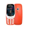 Téléphones cellulaires rénovés d'origine Nokia 3310 2G GSM 24 pouces 2MP Caméra double sim